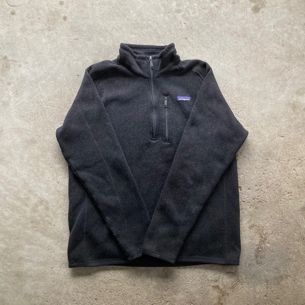 2000s black patagonia better sweater